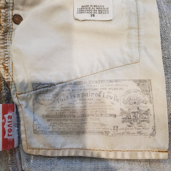 Levi's 501 Jean shorts Size 29 - Picture 8 of 9